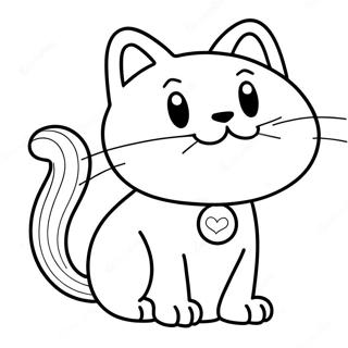 Cat Mario Coloring Page 12201-10056