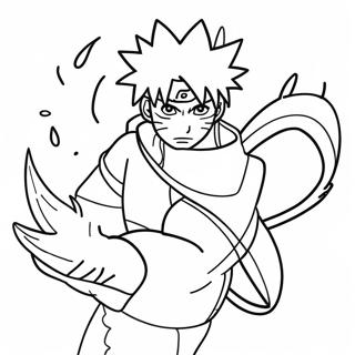 Naruto Nine Tails Coloring Page 12211-10058