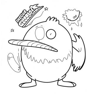 Regular Show Coloring Page 12221-10072