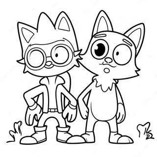 Regular Show Coloring Pages