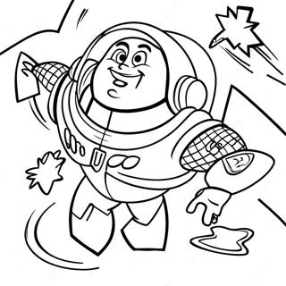 Buzz Lightyear In Space Coloring Page 1222-981