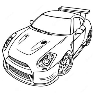 Gtr Coloring Pages