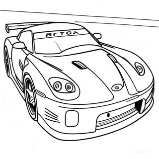 Gtr Racing Car Coloring Page 12231-10088