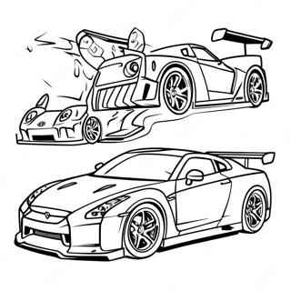 Gtr Coloring Pages