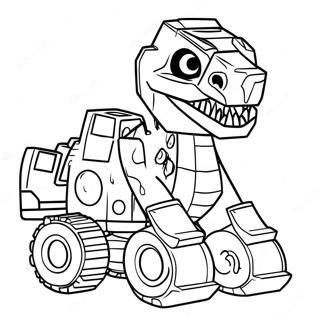 Dinotrux Coloring Pages