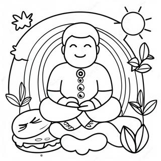 Mindful Therapy Coloring Page For Kids 12252-10100