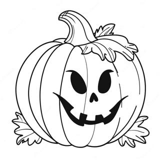 Scary Pumpkin Coloring Pages