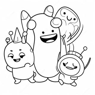 Oddbods Coloring Pages