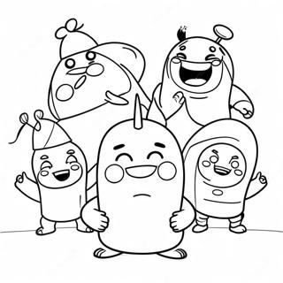 Oddbods Coloring Page 12271-10103