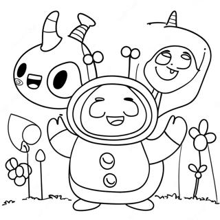 Oddbods Coloring Page 12271-10104