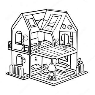 Toca Boca Paper Doll House Coloring Page 12281-10110