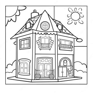 Toca Boca Paper Doll House Coloring Page 12281-10112