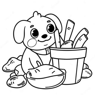 Chip And Potato Coloring Pages