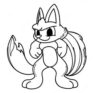 Lucario Coloring Pages