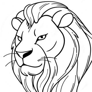 Mufasa Lion King Coloring Page 12321-10154