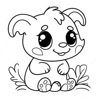 Cute Animal Mini Coloring Page 12332-10157