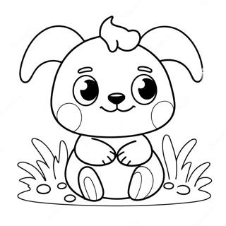 Cute Animal Mini Coloring Page 12332-10159