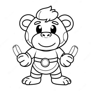 Bam Bam Coloring Pages