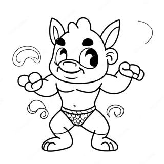 Bam Bam Coloring Page 12341-10163