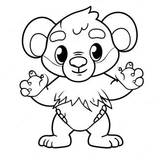 Bam Bam Coloring Page 12341-10164