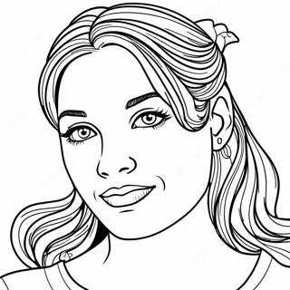 Megan Coloring Pages