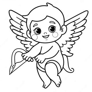 Cupid Coloring Page 12361-10183