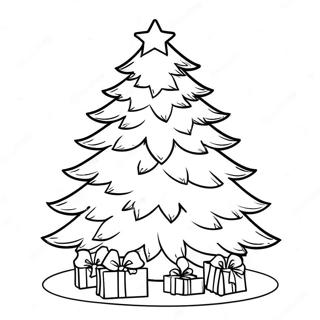 Hard Christmas Tree Coloring Page 12411-10214