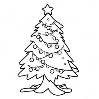 Hard Christmas Tree Coloring Page 12411-10215