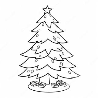 Hard Christmas Tree Coloring Page 12411-10216