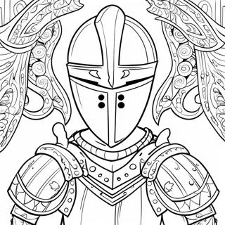 Knight Coloring Pages