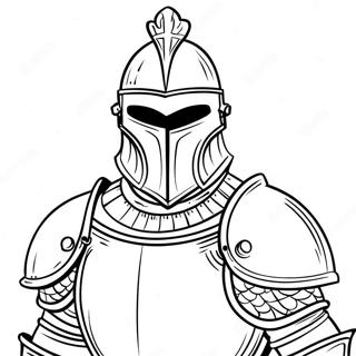 Knight Armor Coloring Page 1241-986