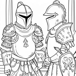 Knight Armor Coloring Page 1241-987