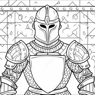 Knight Armor Coloring Page 1241-988