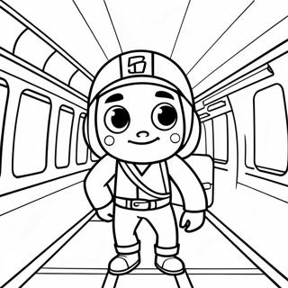 Subway Surfers Coloring Page 12441-10242