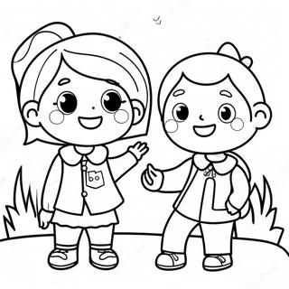 For 2nd Graders Coloring Pages