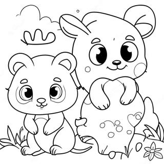 Cute Animals For 2nd Graders Coloring Page 12452-10250