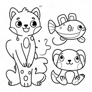 Cute Animals For 2nd Graders Coloring Page 12452-10251