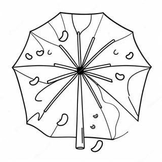 Umbrella Coloring Pages