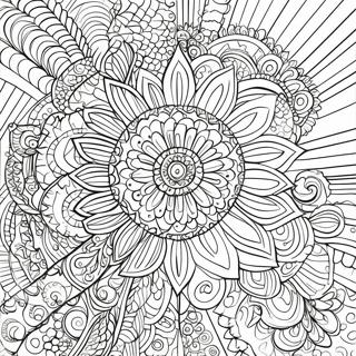 Detailed Grayscale For Adults Coloring Pages