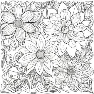 Detailed Grayscale For Adults Coloring Pages