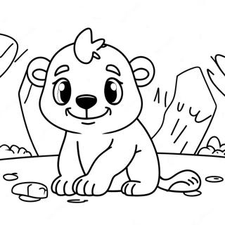 Grizzy And The Lemmings Coloring Page 12511-10299