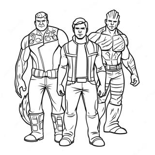 Guardians Of The Galaxy Coloring Page 1251-1000