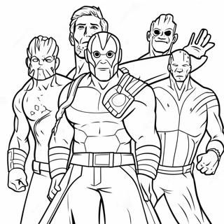 Guardians Of The Galaxy Coloring Pages