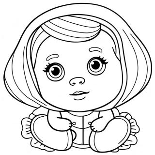 Baby Doll Coloring Pages