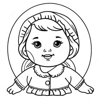 Baby Doll Coloring Page 12531-10310