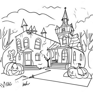 Halloweentown Coloring Pages