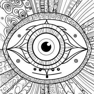 Evil Eye Coloring Page 12611-10376