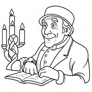 A Christmas Carol Coloring Page 12661-10424