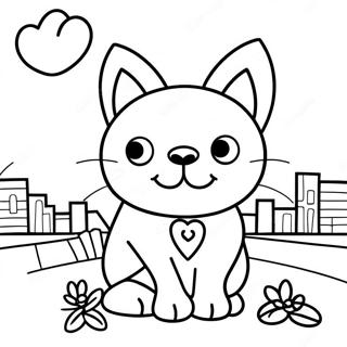 Romero Britto Coloring Page 12671-10428