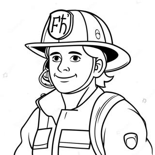 Adventurous Firefighter Coloring Page 12692-10446